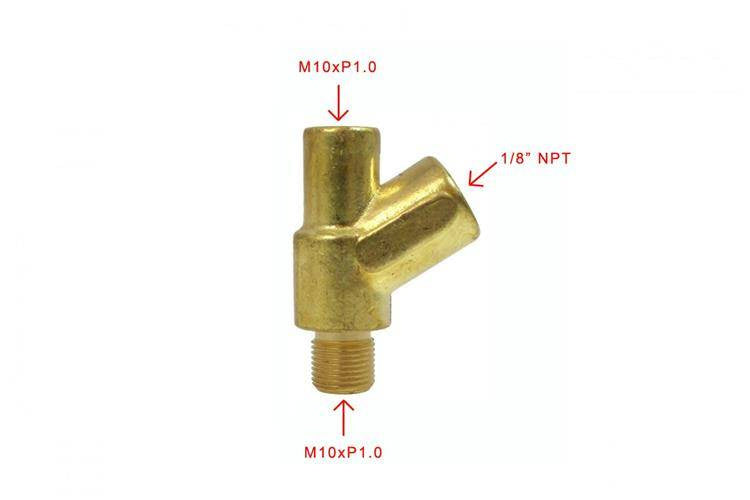 Öldruck-Temperatursensor-Adapter Depo Y M10xP1.0