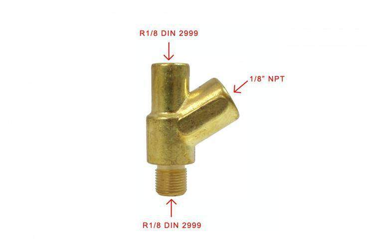 Öldruck-Temperatursensor-Adapter Depo Y R1/8 DIN2999