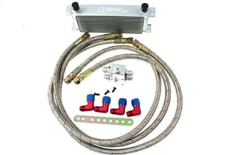 D1Spec Ölkühler-Kit 15 Reihen + Thermostatmodul
