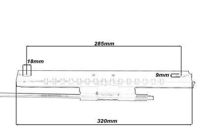 Seat Rails universal single adjustable driver