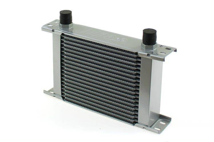 TurboWorks Ölkühler Setrab Leitung 19 Reihen 190x150x50 AN10 Silber