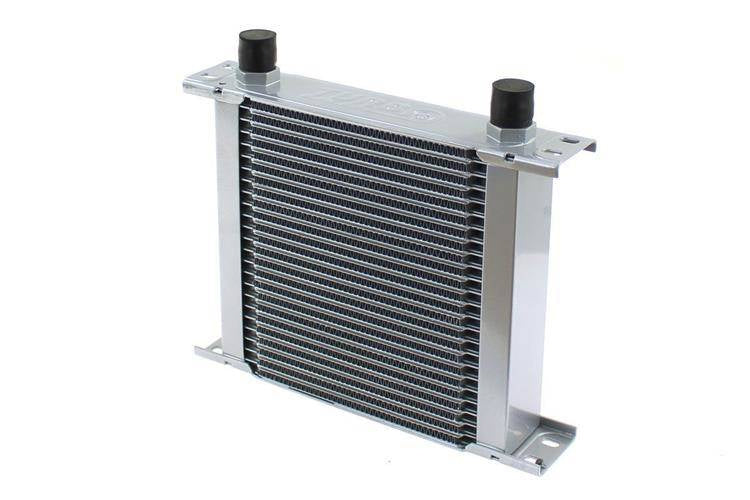 TurboWorks Ölkühler Setrab Leitung 25-reihig 190x195x50 AN10 Silber