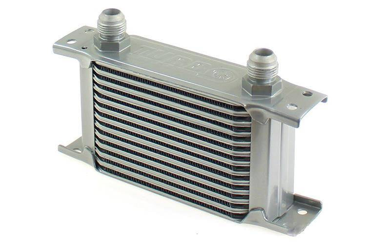 TurboWorks Ölkühler Slim Line 13-reihig 140x100x50 AN10 Silber