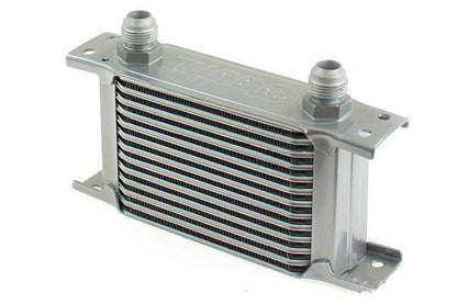 TurboWorks Ölkühler Slim Line 13-reihig 140x100x50 AN8 Silber