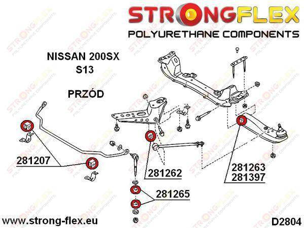 Vordere untere Querlenkerlagerung zum Chassis