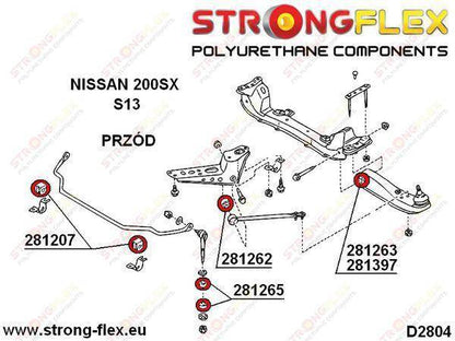 Vordere untere Querlenkerlagerung zum Chassis