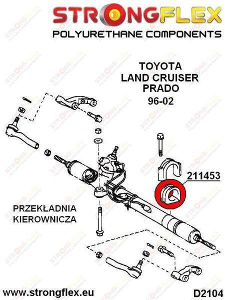 Steering rack mount bush 50mm SPORT