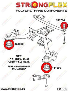 Hinterer Träger-Differentiallager SPORT, 131784A