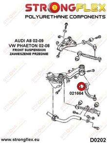 Hinteres Lager der vorderen Strebe