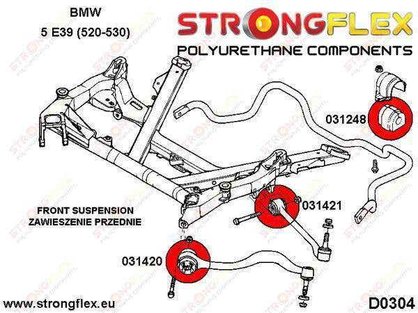 Vordere untere Querstrebenlagerung zum Chassis 58 mm
