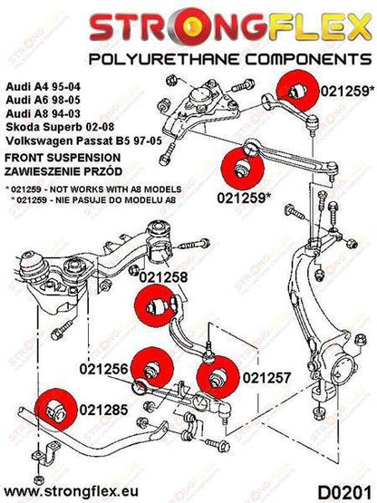 Vorderer unterer Querlenker hinteres Lager SPORT