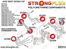 Hintere Querlenkerstrebe zum Chassis vordere Buchse SPORT