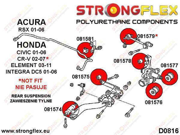 Hinterer unterer Querlenker außen hinteres Lager SPORT