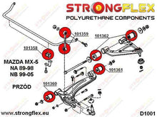 Vordere und hintere Stabilisatorlager SPORT
