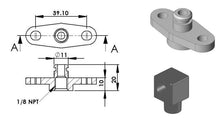 Turbosmart Fuel Pressure Regulator Adapter Mitsubishi EVO X 4B11T