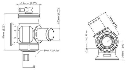 Turbosmart Blow Off BMW 135I 335I Z4 N54 Dual-Port-Kit