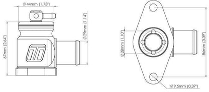 Turbosmart Blow Off Nissan R32 R33 R34 Stagea Kompact Plumb Back