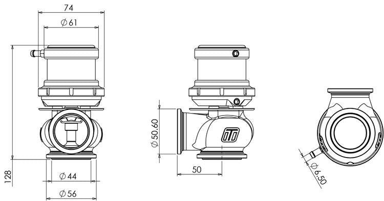 Turbosmart Wastegate Compgate 40mm 2,4 Bar HP