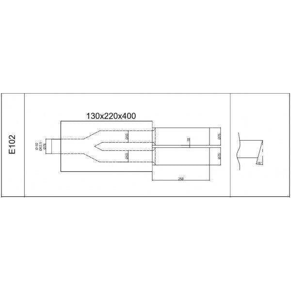Auspuff 70mm RM