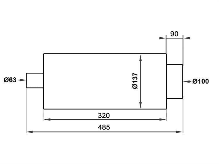 Auspuff ProRacing 63,5mm MT07