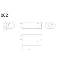 Center Muffler 76mm RM