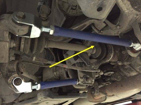 Querlenker Nissan 350Z Z33 Verstellbar Uniball Blau