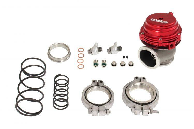 TurboWorks Externes WasteGate 44mm 1,6 Bar V-Band Rot