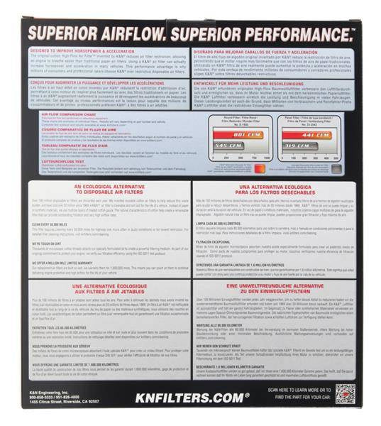 K&N Panel-Filter 33-2942