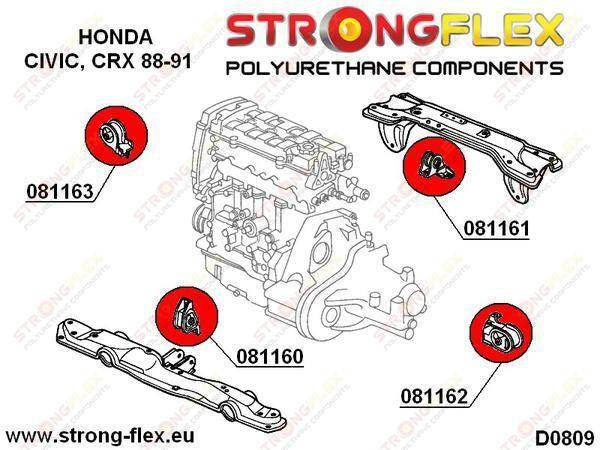 Engine mount inserts right side