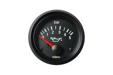 VDO Anzeige 52mm - Öldruck 5 Bar 12V