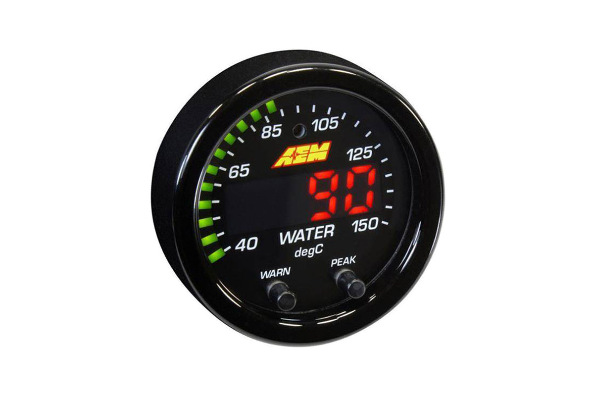 AEM Electronics Messgerät X-Serie 150C Wasser/Getriebe/Öl Temperatur
