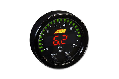 AEM Electronics Messgerät X-Serie 7BAR Öl-/Kraftstoffdruck