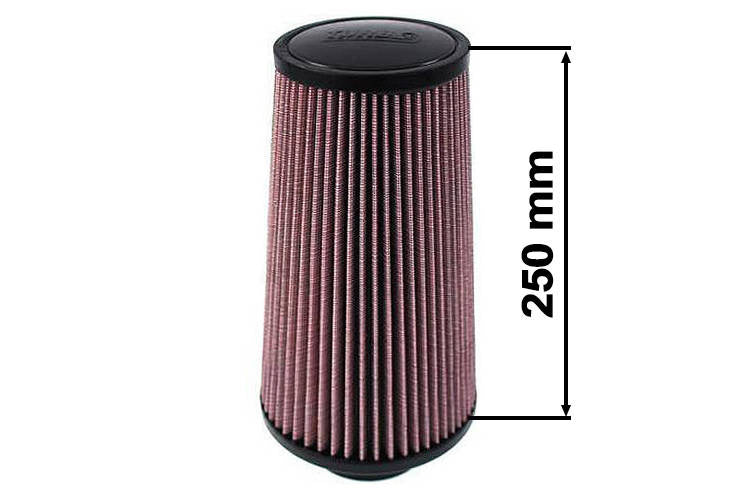 TurboWorks Luftfilter H:250 DIA:101mm Lila