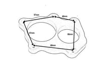 Turbo adapter GT25R GT28R 5 ŚRUB asymmetric