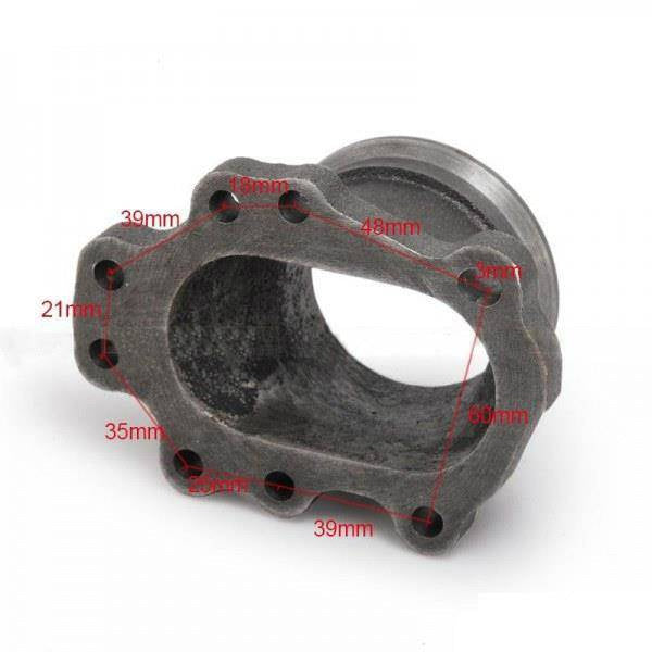 Turbo Downpipe T25 8 Bolt to 2.5" V-Band