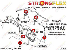 Set of front suspension polyurethane