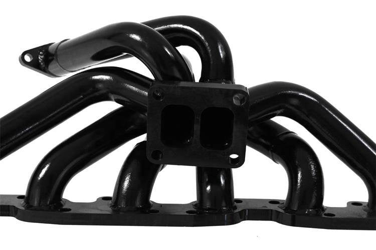 Exhaust Manifold Nissan Skyline GTR R32 R33 R34 TopMount Black Steel