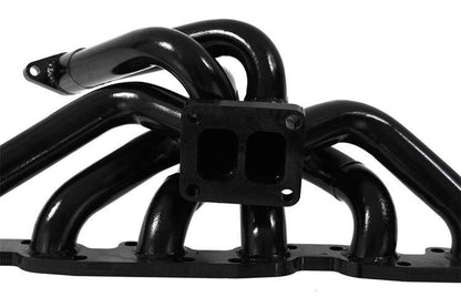 Exhaust Manifold Nissan Skyline GTR R32 R33 R34 TopMount Black Steel