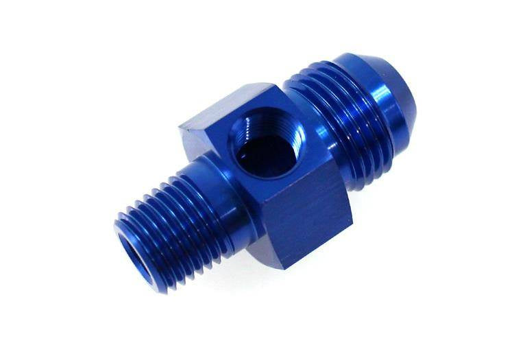 Nippel AN8-1/4NPT mit Sensorgewinde 1/8NPT