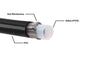 Fuel hose PTFE AN10 IN Black PVC Coating