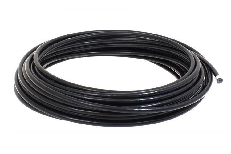Fuel hose PTFE AN3 IN Black PVC Coating
