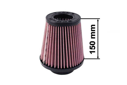 TurboWorks Luftfilter H:150mm DIA:101mm Lila