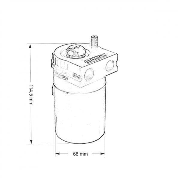 Oil catch tank Epman PRO Black 10,15 mm
