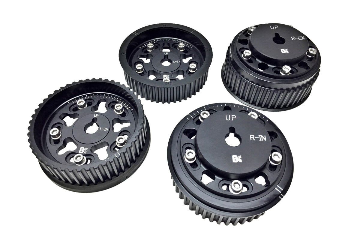 Brian Crower verstellbare Nockenwellenräder - Schwarz (Subaru Ej205 - WRX / Ej257 - STI) - Set/4 BC8860B