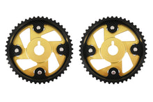 Brian Crower verstellbare Nockenwellenräder – gold eloxiert (Toyota 2JZgte) – Paar BC8830