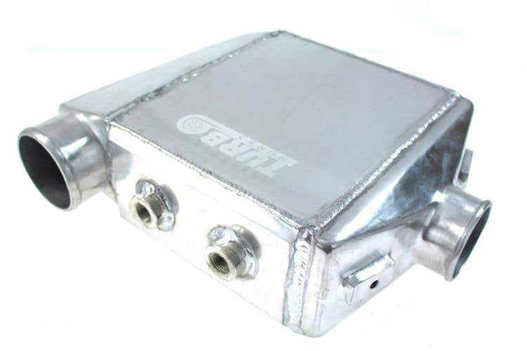 TurboWorks Wasser-Ladeluftkühler 255x115x115 3,5", 3" 1x90° 1x0°