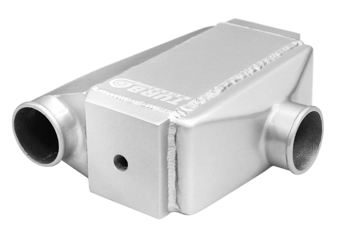 TurboWorks Wasser-Ladeluftkühler 255x115x115 3" 1x90° 1x0°