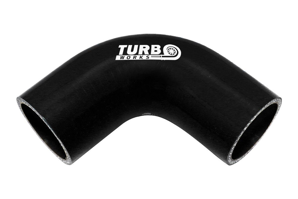 Elbow 90deg TurboWorks Black 89mm
