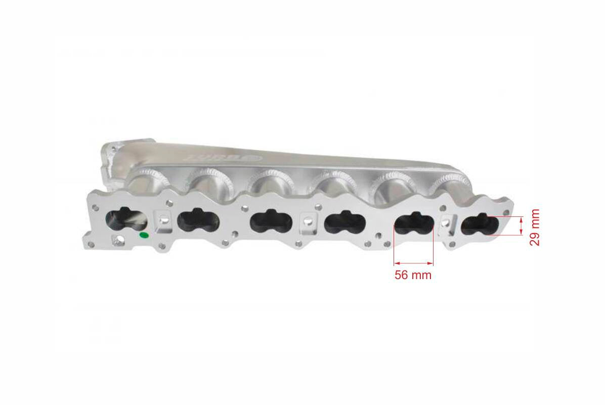 Intake manifold Nissan RB25 with throttle body and fuel rail