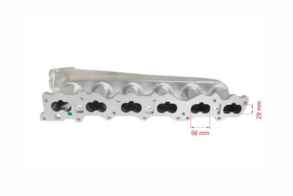 Intake manifold Nissan RB25 with throttle body and fuel rail